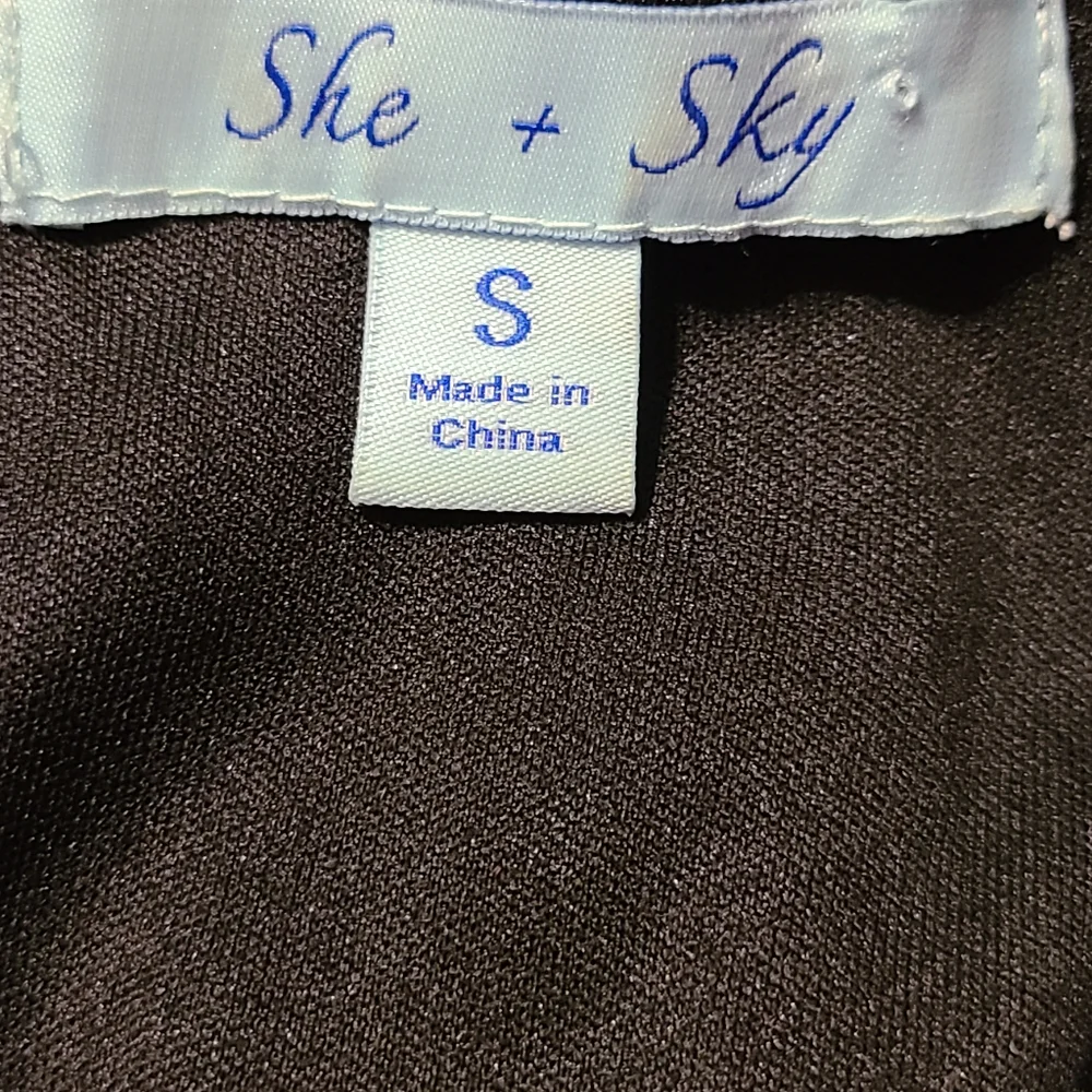 She + Sky size S black dress - Picture 9 of 11